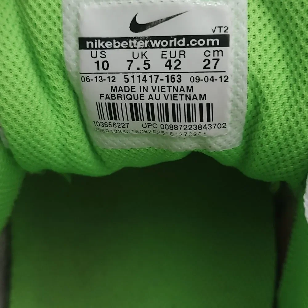 Nike Air Max  Correlate Fireberry Lime Green Sneakers  511417-163  Sz 10